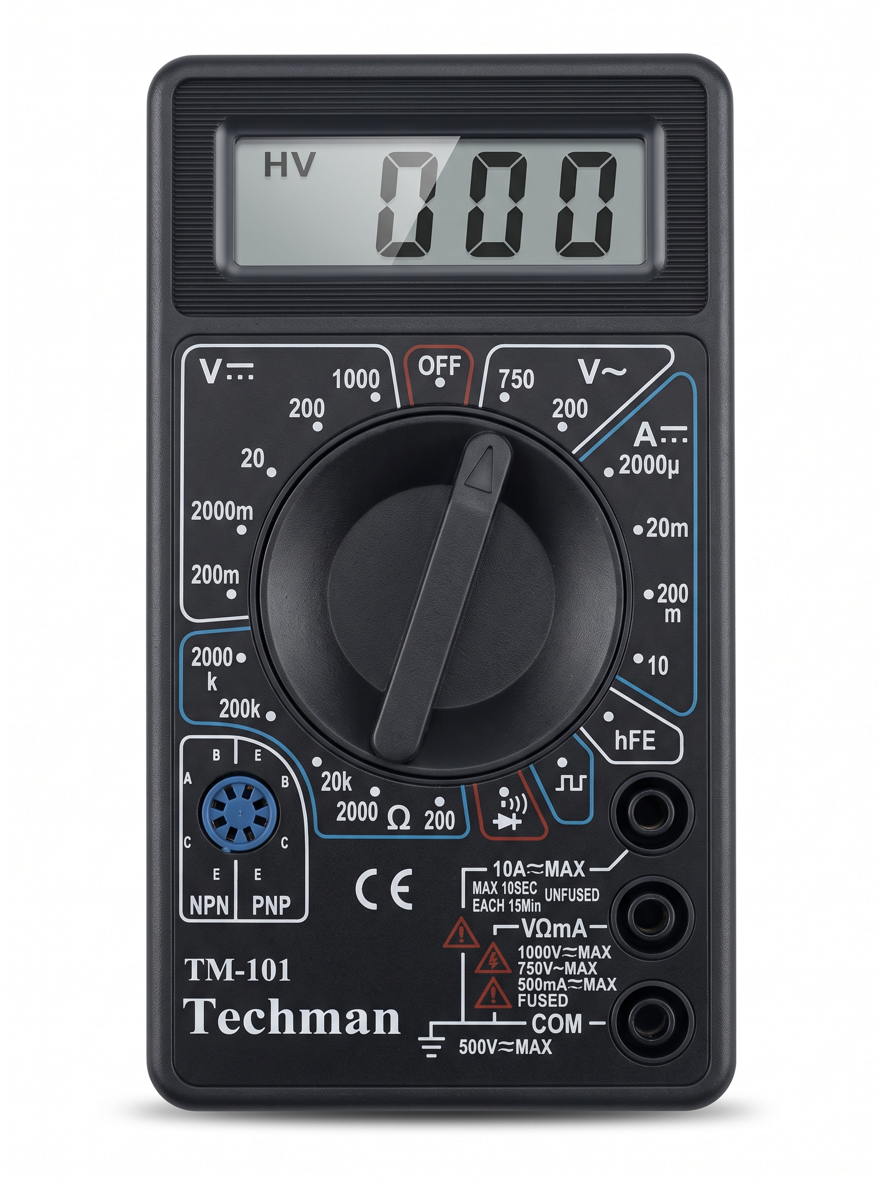 Multímetro Digital TM-101 Techman